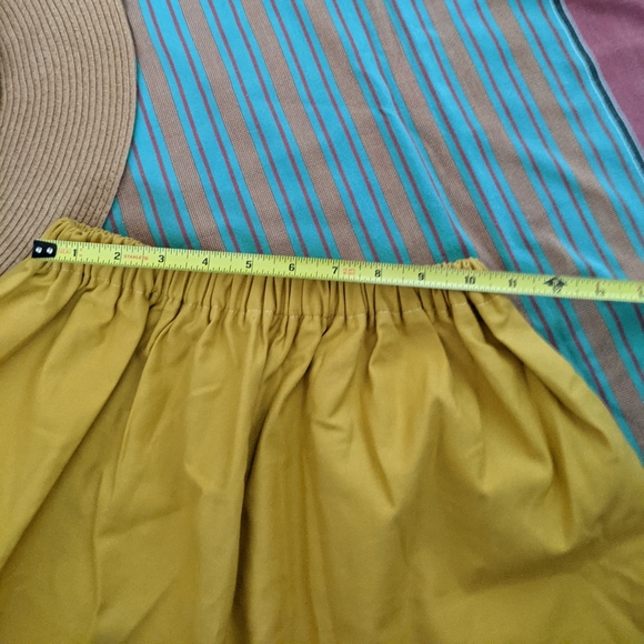3/12💚Handmade Yellow Skirt (flexible size!) - Picture 5 of 6